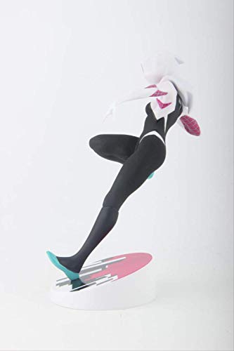 QWYU 24cm Spider Woman Gwen Stacy Figuras de acción Estatua Serie Juguete