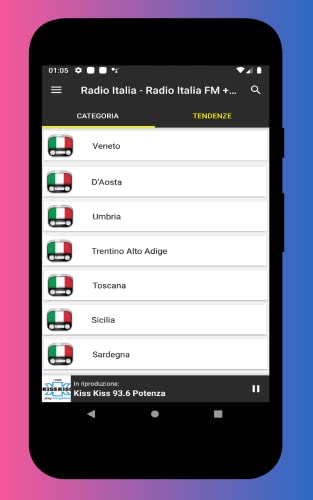 Radio Italia - Radio Italia FM, Emisoras Italianas para escuchar gratis en el Teléfono y la Tableta