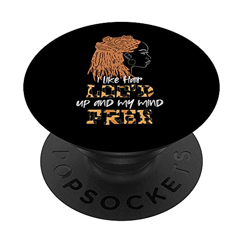 Rastas Peinado Loc'd Up Melanin Afro Dreads Amante PopSockets PopGrip Intercambiable