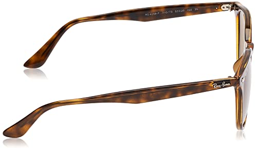 Ray-Ban 0RB4259F 710/73 53 Gafas de Sol, Shiny Havana/Brown, Unisex