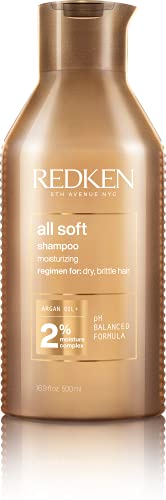 REDKEN Champú All Soft para Cabellos Deshidratados, 500 ml + Acondicionador All Soft para Cabellos Deshidratados, 500 ml