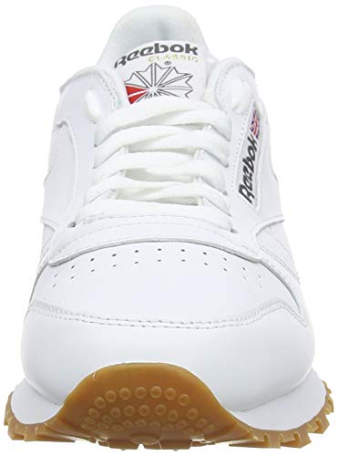 Reebok Classic Leather, Zapatillas de Deporte Hombre, Blanco INT White Lt Grey, 39