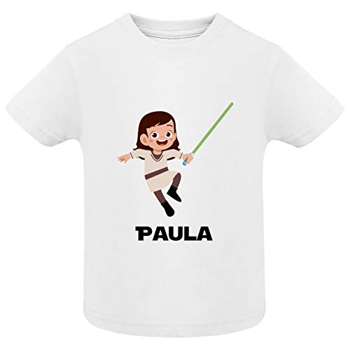 Regalo día del padre camiseta papá personalizada + Body o camiseta hijo/a Estilo Star Wars Jedi Darth Vader de la guerra de las galaxias