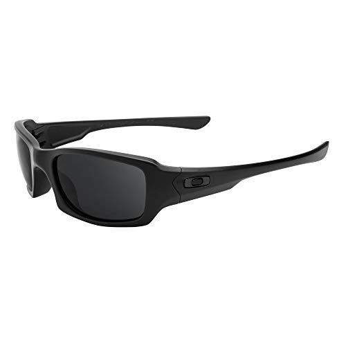 Revant Lentes de Repuesto Compatibles con Gafas de Sol Oakley Fives Squared, Polarizados, Negro Furtivo