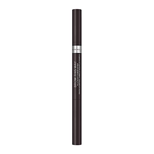 Rimmel London Brow This Way Fill & Sculpt Lápiz de Cejas Tono 4 Soft Black - 0.25 gr