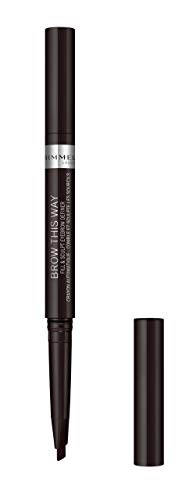 Rimmel London Brow This Way Fill & Sculpt Lápiz de Cejas Tono 4 Soft Black - 0.25 gr