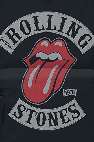 Rolling Stones Stones 1978 Tour Mochila clásica, Medium, Black