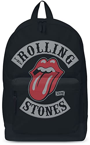 Rolling Stones Stones 1978 Tour Mochila clásica, Medium, Black