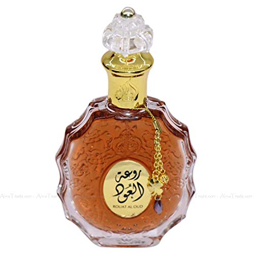 Rouat Al Oud Por Lattafa Perfumes Oriental Rawaat sándalo Cuero Ambergris