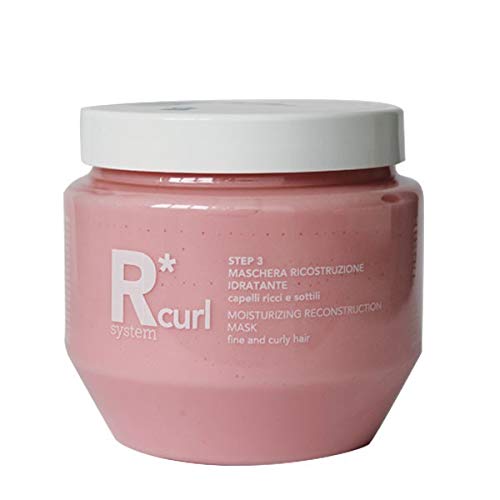 R*System - Kit Profesional de Tratamiento de Reconstrucción para Cabello Rizado - Contiene Champú, Fluido Reparador y Mascarilla Capilar Ultra Humectante - Para Cabello Rizado, Dañado y Encrespado