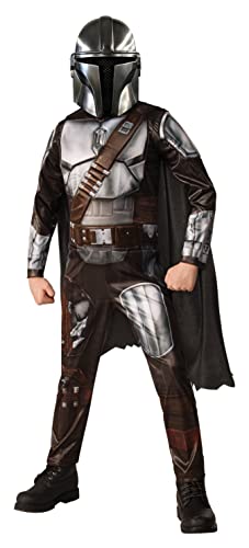 Rubies-Rubie'S Official Disney Star Wars The Mandalorian Disfraz niños, Color como se Muestra, L (10-12 A / 137-149 cm) (300929-L)