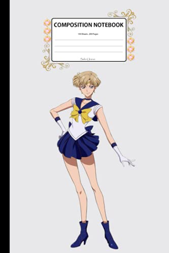 Sailor Uranus: Composition Notebook 100 Lined Pages 6x9 Notebook • Writing Journal • Diary • Notepad ( V2)