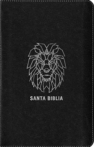 Santa Biblia NTV, Edición zíper, León (SentiPiel, Negro)