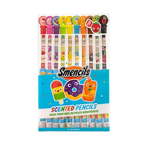 Scentco Perfumado de Grafito Smencils 10-Pack de HB #2 lápices