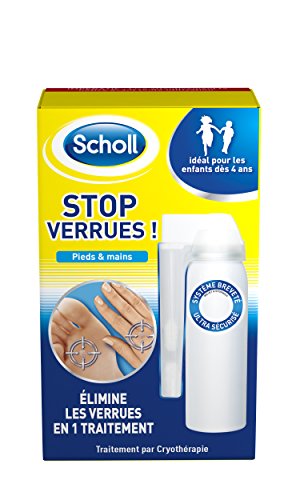 Scholl Stop Verrugas- Pulverizador por crioterapia, 12 aplicaciones