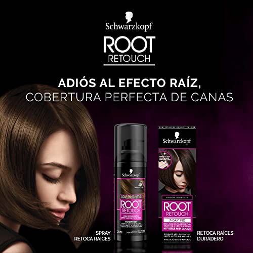 Schwarzkopf Root Retouch - Retoca Raíces duración 7 días, Cubre Canas 7 day fix, Tono Castaño Chocolate