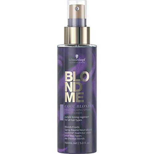 Schwarzkopf, Único, 150 ml (Paquete de 1) Blondme Cool Blondes Spray Acondicionador 150ML (Frío)