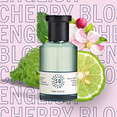 Shay y azul Inglés Cherry Blossom fragancia Spray Natural 100 ml