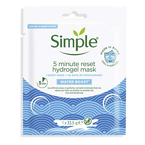 Simple Mascarilla Facial Hidrogel - Water Boost 5 Minutos