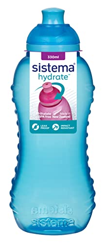 Sistema Hydrate Twist 'n' Sip - Botella de plastico, 330 ml, 1 unidad [colores surtidos]