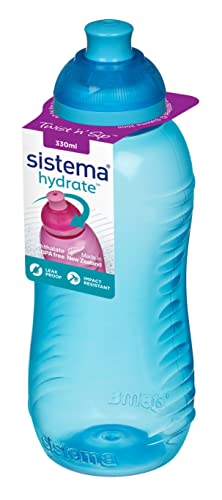 Sistema Hydrate Twist 'n' Sip - Botella de plastico, 330 ml, 1 unidad [colores surtidos]