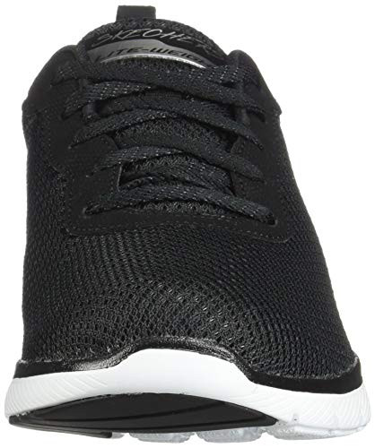 Skechers Flex Appeal 3.0 First Insight, Zapatillas Mujer, Black/White, 38 EU