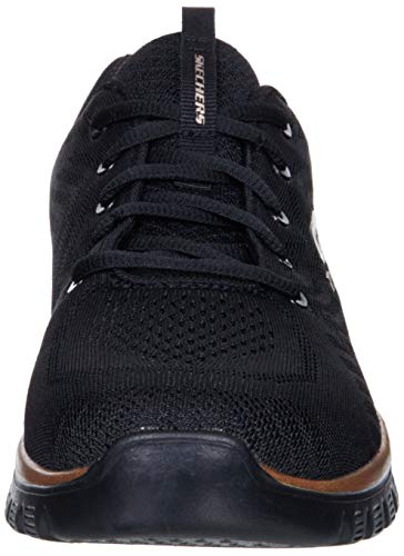 Skechers Graceful Get Connected, Zapatillas Mujer, Black, 36.5 EU