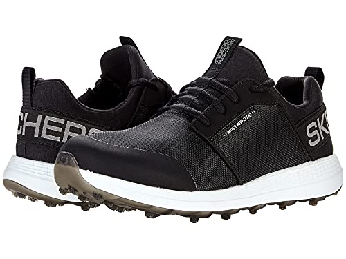 Skechers MAX Golf Shoe - Zapatillas de Golf para Hombre, Black White Sport, 44 EU