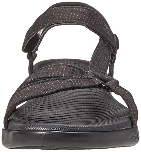 Skechers Skechers On The Go 600 15316-bbk 15316, Sandalias deportivas Mujer, Negro (Black 15316/Bbk), 37 EU