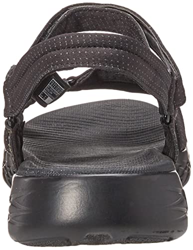 Skechers Skechers On The Go 600 15316-bbk 15316, Sandalias deportivas Mujer, Negro (Black 15316/Bbk), 37 EU