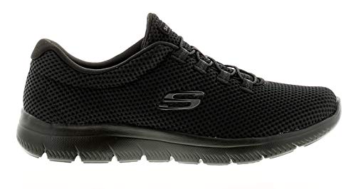 Skechers Summits - Zapatillas Deportivas, Mujer, Negro, 38 EU