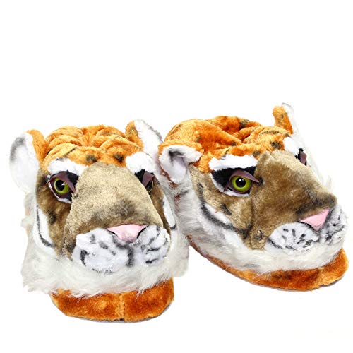 Sleeper'z - Tigre - Zapatillas de casa Animales Originales y Divertidas - Adultos y Niños - Hombre y Mujer - 42/44 (XL)