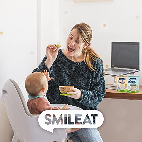 Smileat - Papilla Ecológica 7 Cereales, Ingredientes Naturales - A Partir de los 6 Meses - 200g