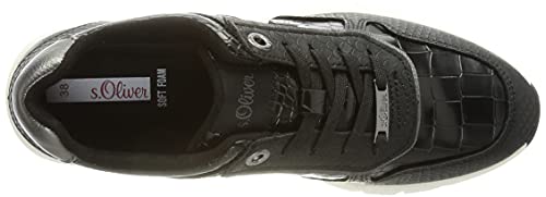 s.Oliver 5-5-23600-37, Zapatillas Mujer, Negro, 41 EU