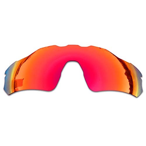 SOODASE Para Oakley Radar EV Path Gafas de sol Rojo Lentes de repuesto polarizadas