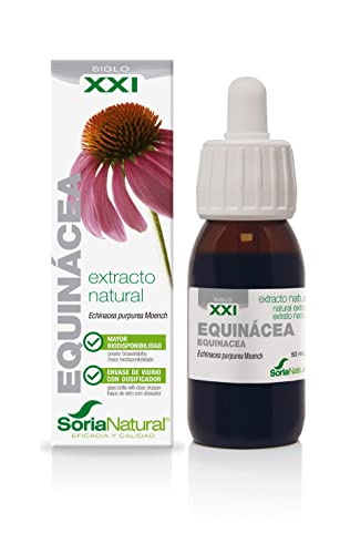 Soria Natural - Extracto Equinacea S.XXI- Complemento alimenticio – Potencia las defensas naturales - 50 ml