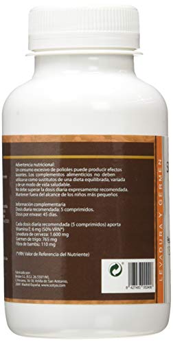 SOTYA - SOTYA Levadura de Cerveza y Germen de Trigo 225 comprimidos 600mg, 135g