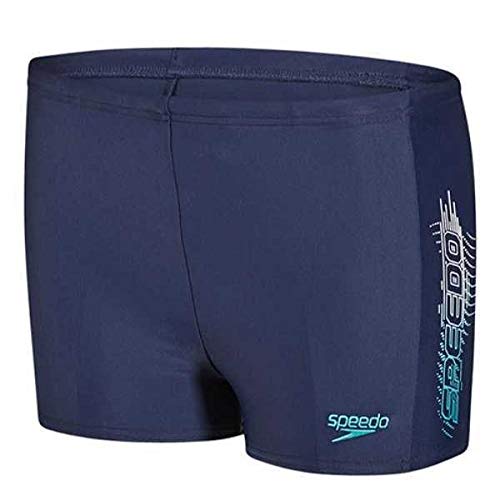 Speedo Sub Atomizer Logo Panel Bañador, Niños, Marino, 26