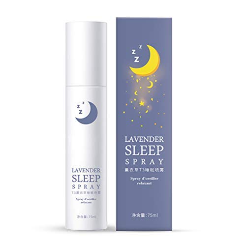 Spray de lavanda para dormir profundo Calm Deep Sleep Mist Spray de almohada Aceites esenciales de lavanda Terapia para el insomnio Ayuda para dormir Spray de almohada Alivio del estrés y sueño