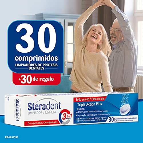 Steradent Triple Acción Limpiador - 26 gr