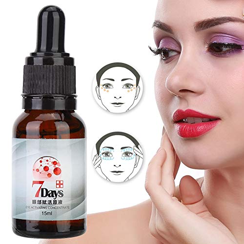 Suero de ojos - Suero de ojos para ojeras, hinchazón de ojos, tratamiento de bolsas de ojos, suero de ojos hidratante antiarrugas para hombres o mujeres, 15 ml