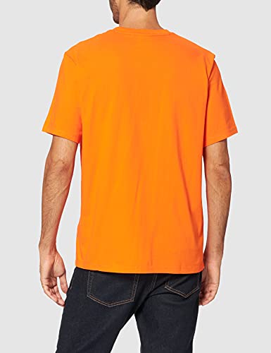 Superdry Code Essential tee Camiseta, Denver Orange, XXL para Hombre