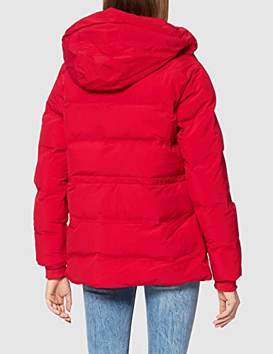 Superdry Train Boxy Puffer Chaqueta, Tango Red, XS para Mujer