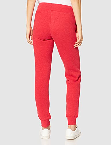 Superdry Vintage Logo EMB Jogger Pantalones Informales, Papaya Marl, L para Mujer