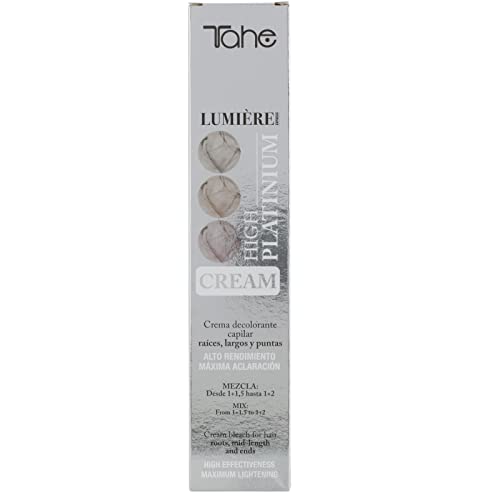 Tahe High Platinium Cream Lumière Express Crema Decolorante para el Cabello, 100 ml