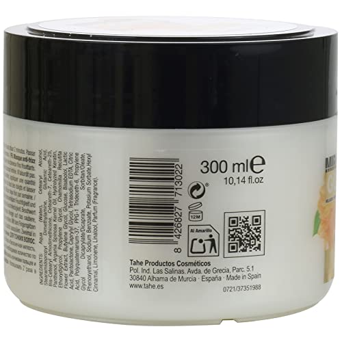 Tahe Miracle Gold Mascarilla Antiencrespamiento para Cabellos Finos, 300 ml