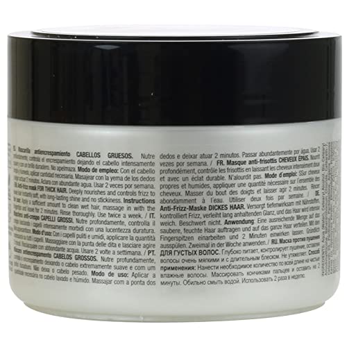 Tahe Miracle Gold Mascarilla Antiencrespamiento para Cabellos Gruesos, 300 ml