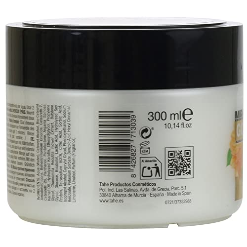 Tahe Miracle Gold Mascarilla Antiencrespamiento para Cabellos Gruesos, 300 ml