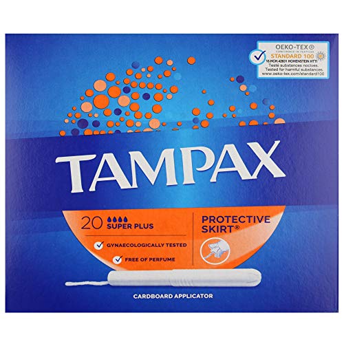 Tampax Aplicador de tampones Super Plus 20 unidades, 200 g