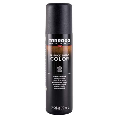 Tarrago | Nubuck Suede Color 75ml | Renovador de Color Para Zapatos de Ante y Nobuck | Resalta Los Colores Del Calzado, Nutre y Protege | Con Esponja Aplicadora (Negro 18)